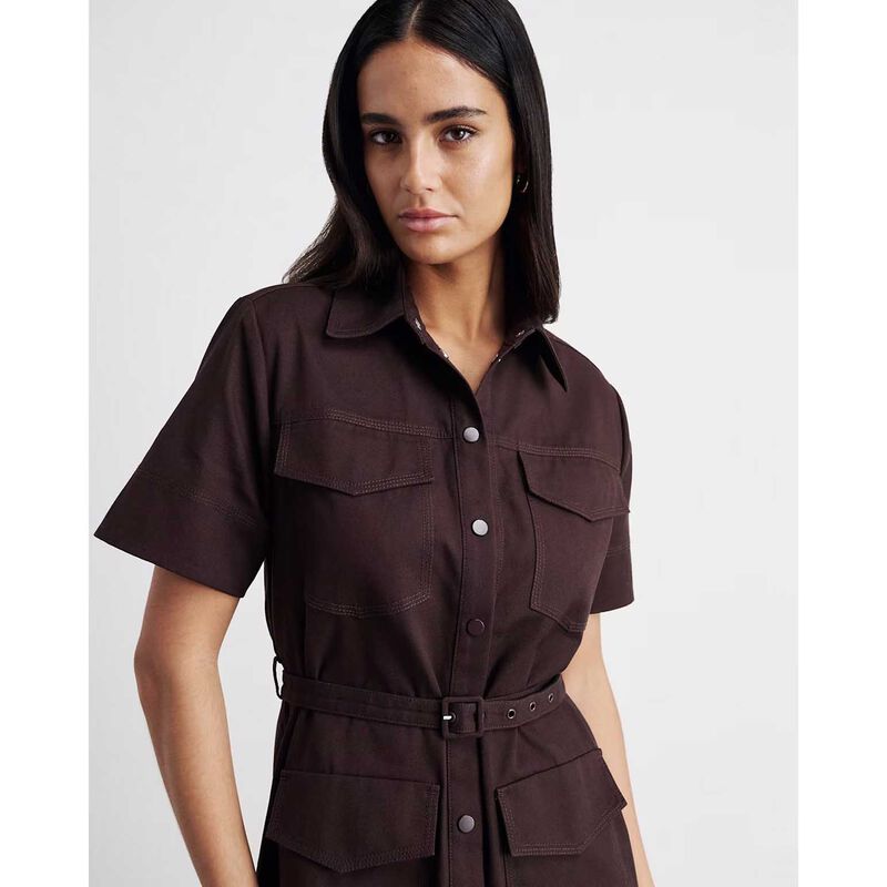 JAG Canvas Contrast Shirt Dress image number 2